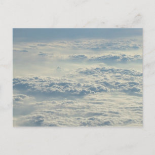 Über der benutzerdefinierten Postkarte "Wolken"