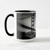 Über der Bucht Golden gate bridge San Francisco Tasse (Links)