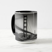 Über der Bucht Golden gate bridge San Francisco Tasse (Vorderseite Links)