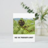 Über der Canopy: Kiwiana Postkarte (Stehend Vorderseite)