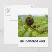 Über der Canopy: Kiwiana Postkarte (Vorne/Hinten)