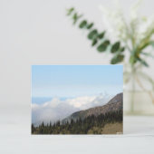 Über der Clouds-Postkarte Postkarte (Stehend Vorderseite)