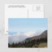 Über der Clouds-Postkarte Postkarte (Vorne/Hinten)