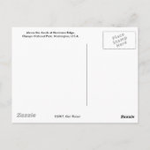 Über der Clouds-Postkarte Postkarte (Rückseite)