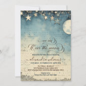 Über der Dreamy-Baby-Dusche Einladung (Vorderseite)