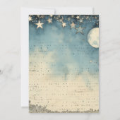 Über der Dreamy-Baby-Dusche Einladung (Rückseite)