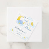 Über der Elefantendusche des Mondes Geschenkanhänger (Beispiel)