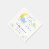 Über der Elefantendusche des Mondes Serviette (Ecke)