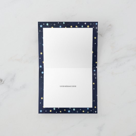 Über der Elephant Babydusche Danke Karte (Innenseite)