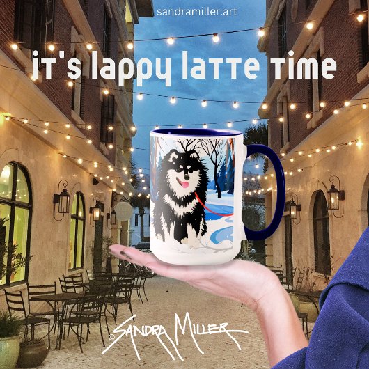 ÜBER DER FIVER Tasse Lapphund