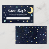 Über der Galaxy-Windel-Umschließkarte Begleitkarte (Vorne/Hinten)