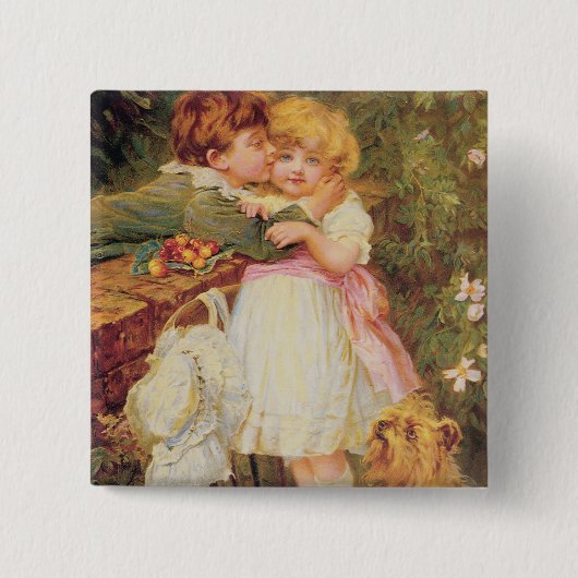 Über der Garten-Wand Button (Vorderseite)