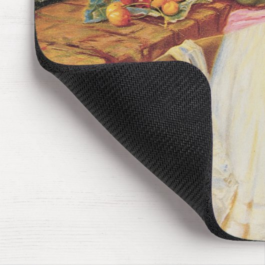 Über der Garten-Wand Mousepad (Ecke)