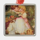 Über der Gartenmauer Silbernes Ornament (Vorne)