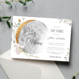 Über der geschlechtsneutralen Babydusche des Monde Einladung