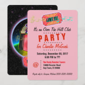 Über der Hill Club-Party Einladung (Vorne/Hinten)