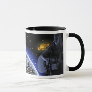 Über der Himmel-Collagen-Tasse Tasse