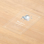 Über der Himmelsdusche des Mondes Acryleinladungen (Ablage )