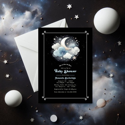 Über der Himmelsdusche des Mondes Einladung