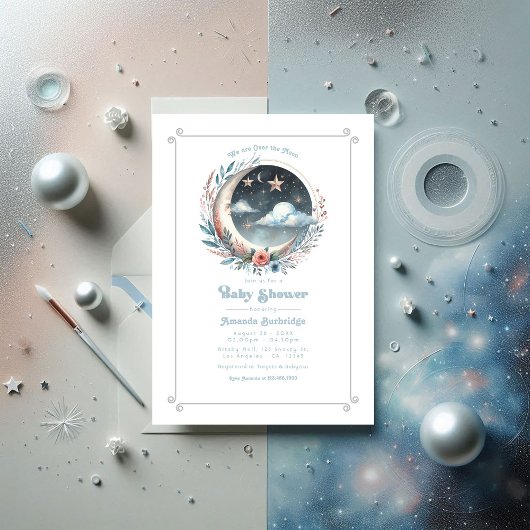 Über der Himmelsdusche des Mondes Einladung