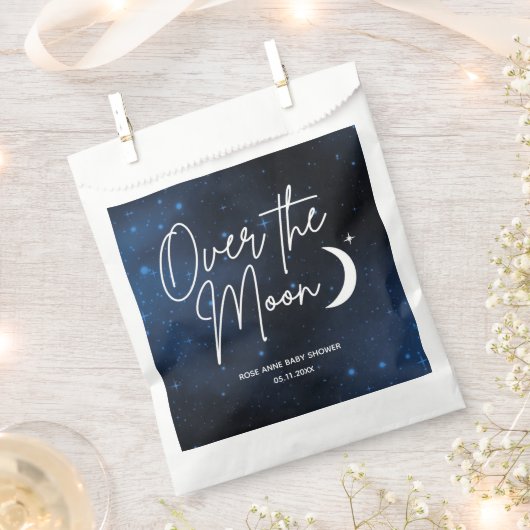 Über der Himmelsschülerdusche Geschenktütchen (Ausgeschnitten)