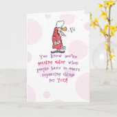 Über der Hügel-Geburtstags-Karte Karte (Gelbe Blume)