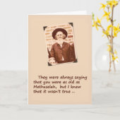 Über der Hügel-Geburtstags-Karte Karte (Gelbe Blume)