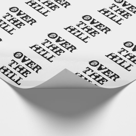 Über der Hügel-Geschenk-Verpackung Geschenkpapier (Ecke)