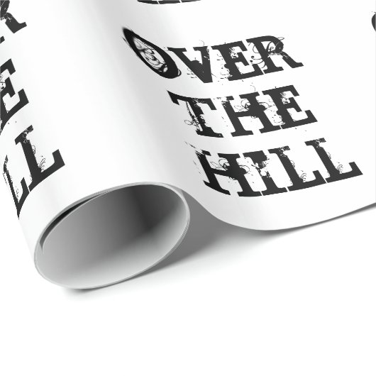 Über der Hügel-Geschenk-Verpackung Geschenkpapier (Rolleneckpunkt)