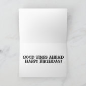 ÜBER DER HÜLLENALTEN MÄNNER FUNNY BIRTHDAY CARD KARTE (Innenseite)