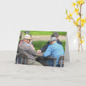 ÜBER DER HÜLLENALTEN MÄNNER FUNNY BIRTHDAY CARD KARTE (Gelbe Blume)