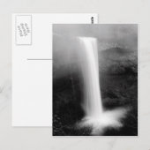 Über der Kante Postkarte (Vorne/Hinten)