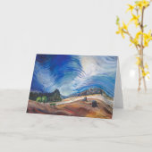 Über der Kiesgrube | Emily Carr | Karte (Gelbe Blume)