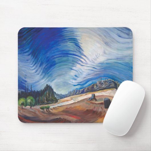 Über der Kiesgrube | Emily Carr | Mousepad (Mit Mouse)