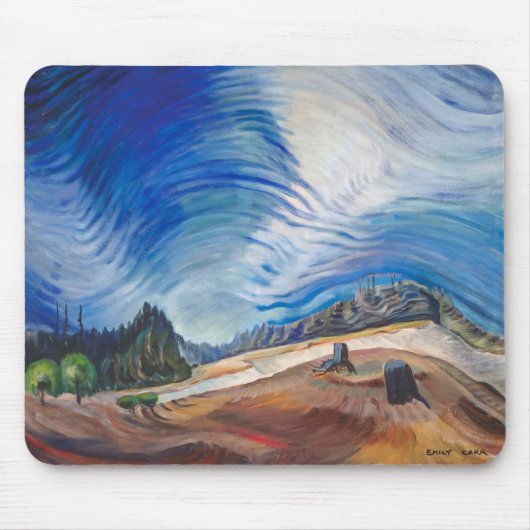 Über der Kiesgrube | Emily Carr | Mousepad (Vorne)