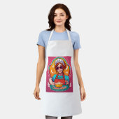 Über der Küche Koch zählen wie Schürze (Getragen)