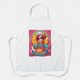 Über der Küche Koch zählen wie Schürze