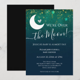 Über der Mond Babydusche