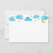 Über der Mond Babydusche Danke Karte (Vorderseite)