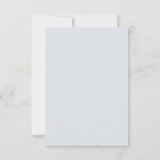 Über der Mond Babydusche Dankeskarte (Rückseite)