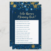 Über der Mond Babydusche, die Mama am besten kennt (Vorne/Hinten)