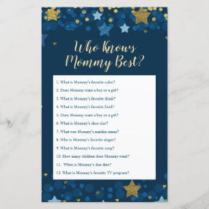 Über der Mond Babydusche, die Mama am besten kennt