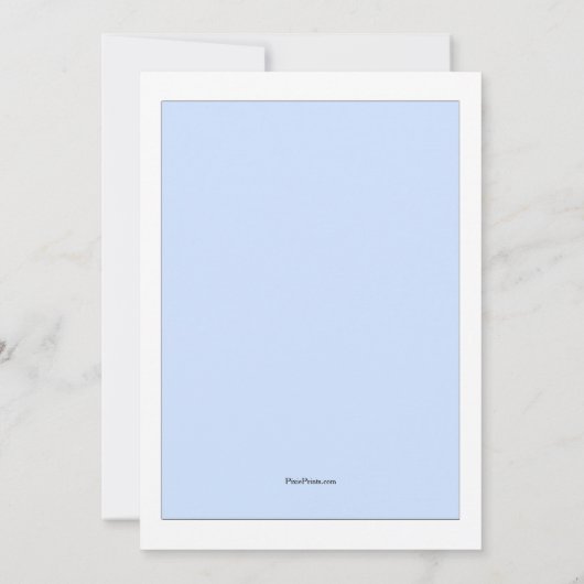 Über der Mond-Babydusche Einladung (Rückseite)