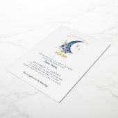 Über der Mond-Babydusche Einladung (Gedreht)