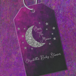 Über der Mond Babydusche Geschenkanhänger