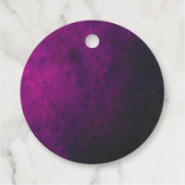 Über der Mond Babydusche Geschenkanhänger (Rückseite)