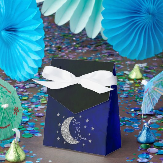 Über der Mond Babydusche Geschenkschachtel (Party)