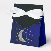 Über der Mond Babydusche Geschenkschachtel (Vorderseite)