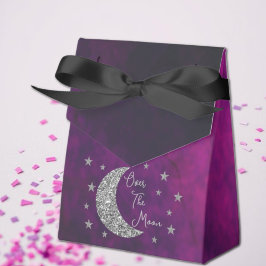 Über der Mond Babydusche Geschenkschachtel