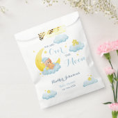 Über der Mond Bear Boy Babydusche Geschenktütchen (Versiegelt)